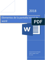 Tabla de Inicio de Word...