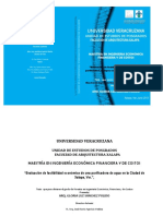Evaluación de Factibilidad Económica de Una Purificadora de Agua en La Ciudad de Xalapa, Ver PDF