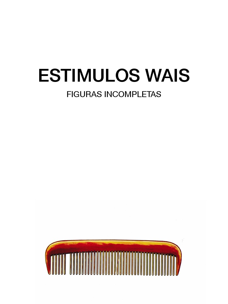 Estimulos Wais Figuras PDF