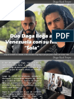 Diego Ricol Freyre - Dúo Daga Llega A Venezuela Con Su Hit "Sola"