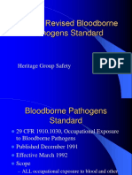 OSHA's Revised Bloodborne Pathogens Standard: Heritage Group Safety
