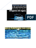 Slogan y Logotipo de Agua Purificada San Juan