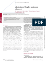 Clinical Laboratory Detection of Ampc: - Lactamase Does It Affect Patient Outcome?