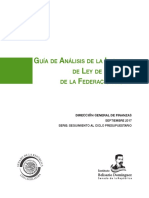 Guia de Analisis de La Iniciativa de La Ley de Ingresos de La Federacion 2018