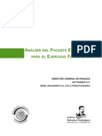 Analisis Del Paquete Economico para El Ejercicio Fiscal 2018 PDF