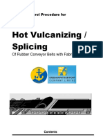 Hot Splicing of Rubber Conveyor Belts With Fabric Plies
