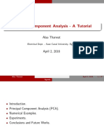 Principal Component Analysis - A Tutorial