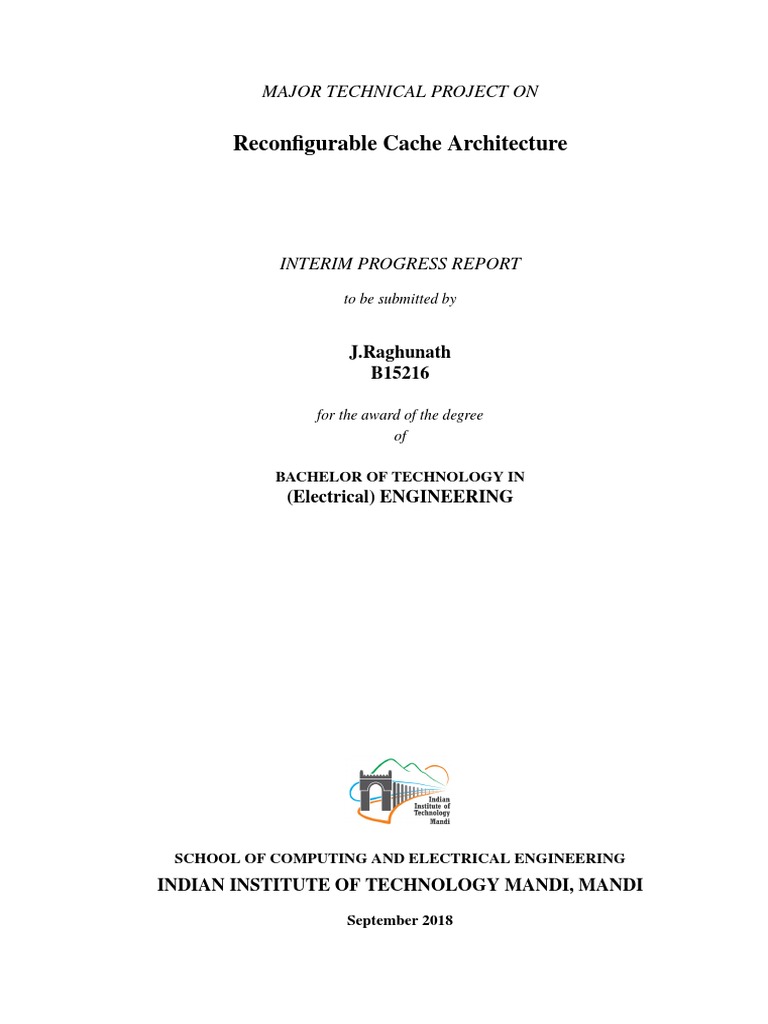 Reconﬁgurable Cache Architecture Report | PDF | Cpu Cache | Random ...