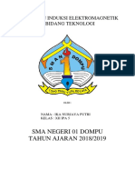 Penerapan Induksi Elektromagnetik Dibidang Teknologi