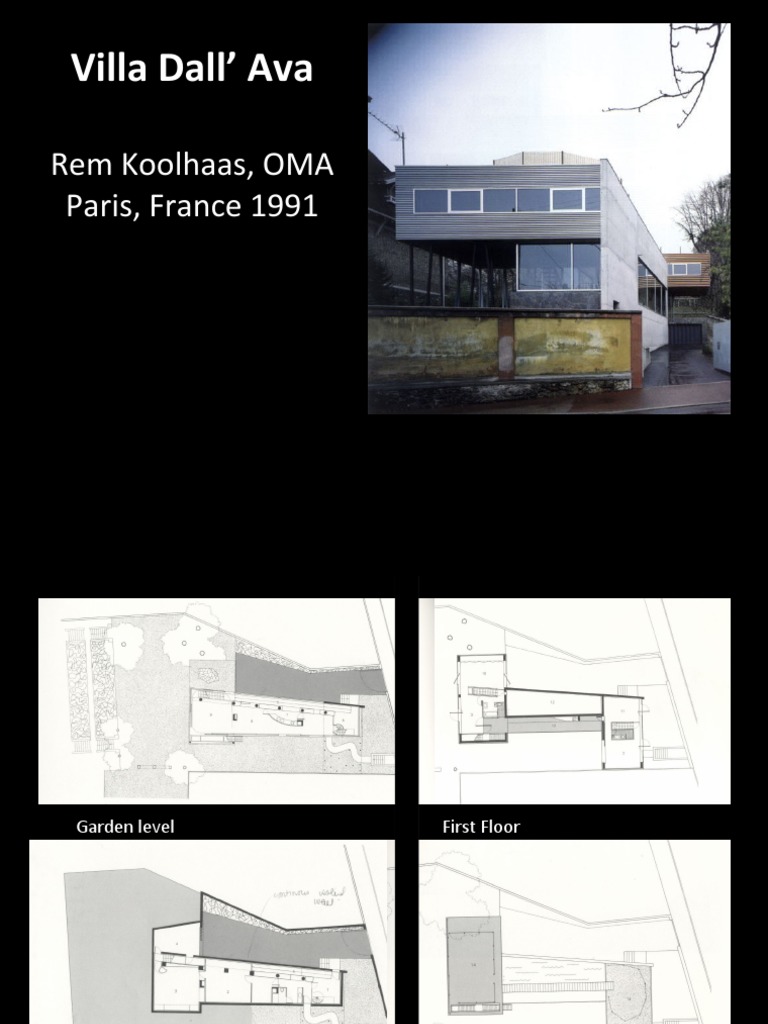 Villa Dall' Ava: Architectural Overview | PDF | Art