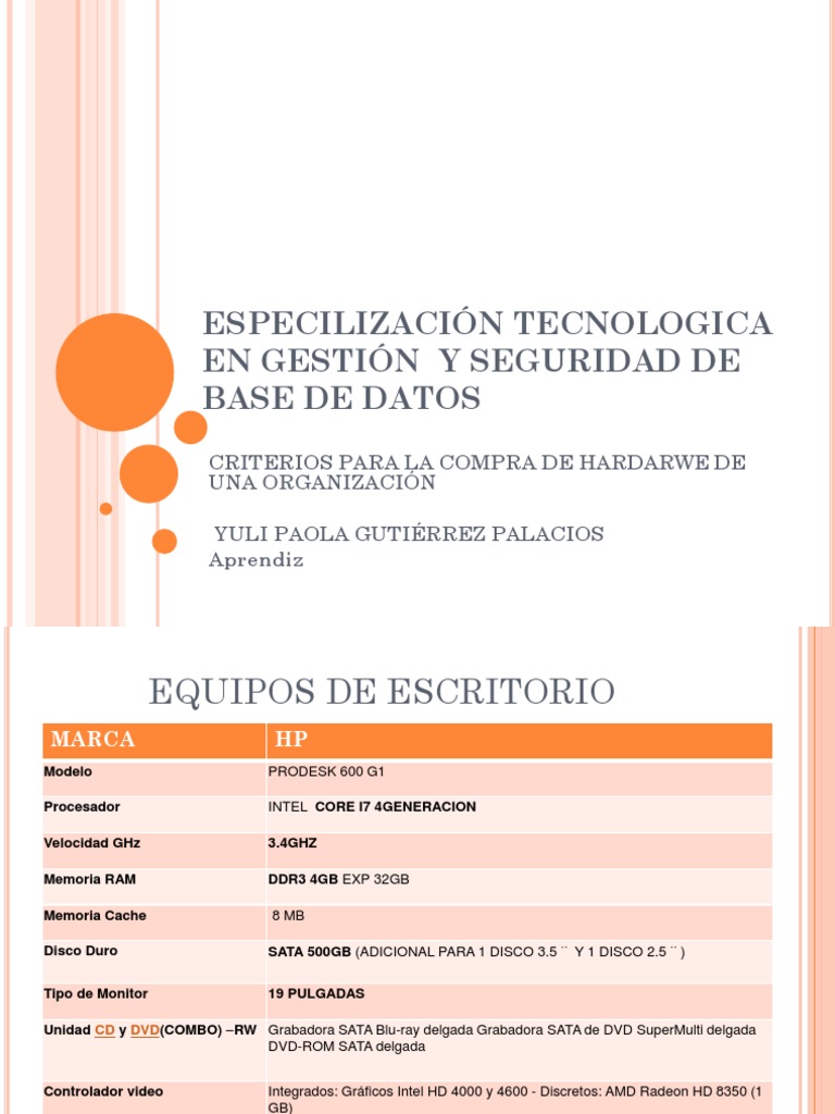 Criterios de Compra de Hardware | PDF | Seguro digital | Microprocesador