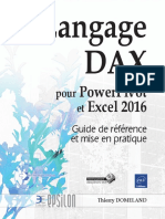 Langage DAX. pour PowerPivot. et Excel Guide de référence et mise en pratique. Langage DAX pour PowerPivot et Excel 2016