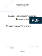 Pirimidina- Compusi heterociclici