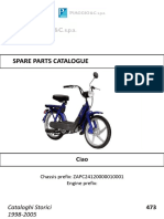 Piaggio Historical Catalogs 1998-2005 Ciao