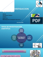 TIPOS DE INVESTIGACION CIENTIFICA ANA ESTRADA 27260014 SECCION 02.pptx