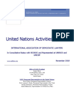 UN Activities Bulletin November 2018