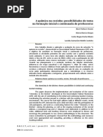 A Química Na Cozinha Possibilidades Do Tema