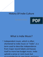 Indie Music History