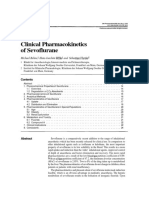 SEVOFLURANE PHARMACOKINETICS