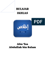 Belajar Ikhlas