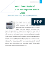 Jobsheet 2 DC Reglator IC TL073