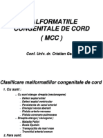 Malformatii Congenitale de Cord