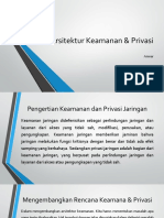 Arsitektur Keamanan & Privasi