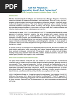 Download Call for Proposals Supporting Youth-Led Protection - UNHCR European Youth Initiative Fund  2019  by shpendzh SN395544407 doc pdf