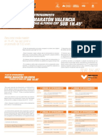 Plan Entrenamiento Media Maratón 