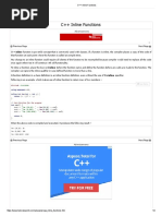 C++ Inline Functions