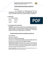 Especificaciones Técnicas Alcantarillado Sanitario-Deductivo