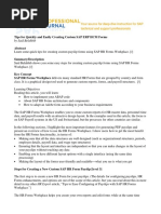 Designing SAP HR Forms Tutorial | PDF | Computer Programming | Software