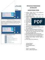 Petunjuk Pemakaian Autoclave SC 500