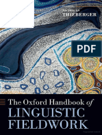 (Oxford Handbooks in Linguistics) Nick Thieberger-The Oxford Handbook of Linguistic Fieldwork-Oxford University Press (2012)