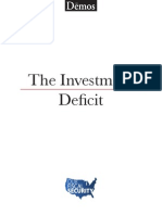 The Investment Deficit