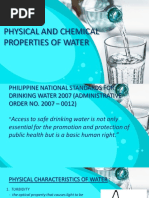 Physical and Chemical Properties of Water (2018)