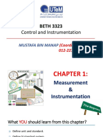 Chapter 1-Measurement and Instrumentation