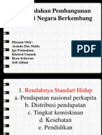 Permasalahan Pembangunan Ekonomi Negara Berkembang