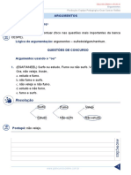 Resumo - 719100 Luis Telles - 28595700 Raciocinio Logico Certo e Errado Aula 22 Argumentos PDF