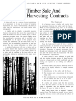 Timber Sale and Harvesting Contracts: The Contract