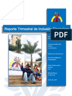 Reporte Trimestral de Inclusión Financiera – Cifras a Junio 2018