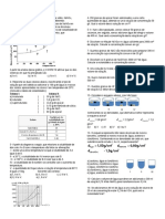 Química - Lista de Exercícios de Soluções e Solubilidade 