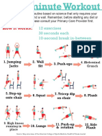 How It Works:: 12 Exercises 30 Seconds Each 10-Second Break In-Between