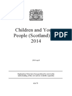 Children and Young People - Scotland - Act 2014
