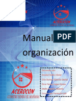 Ejemplo de Un Manual de Organizacion