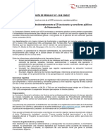 Contraloría Sancionó Administrativamente a 62 Funcionarios y Servidores Públicos de Huancavelica