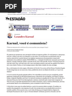 Leandro Karnal - Karnal, Você é Comunista?