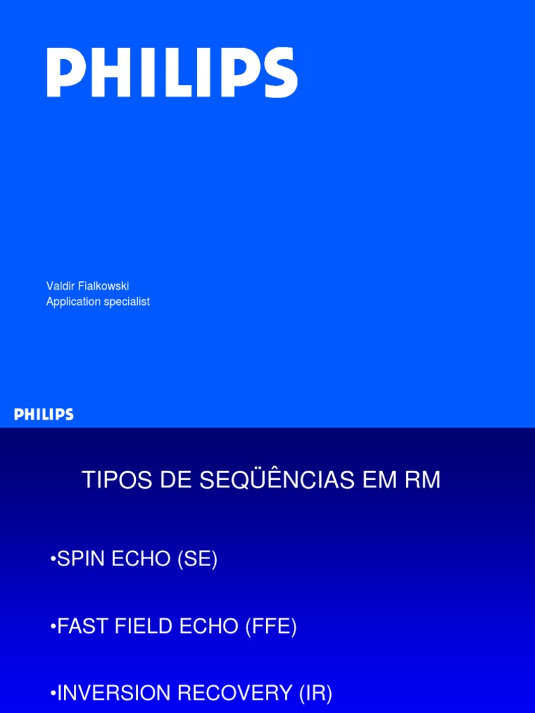Tipos de Sequencia em RM | PDF | Física | Science