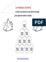 Las Piramides Secretas 4 Alturas Completar Editable