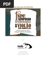 Anais do 1º Simpósio Internacional de Violão
